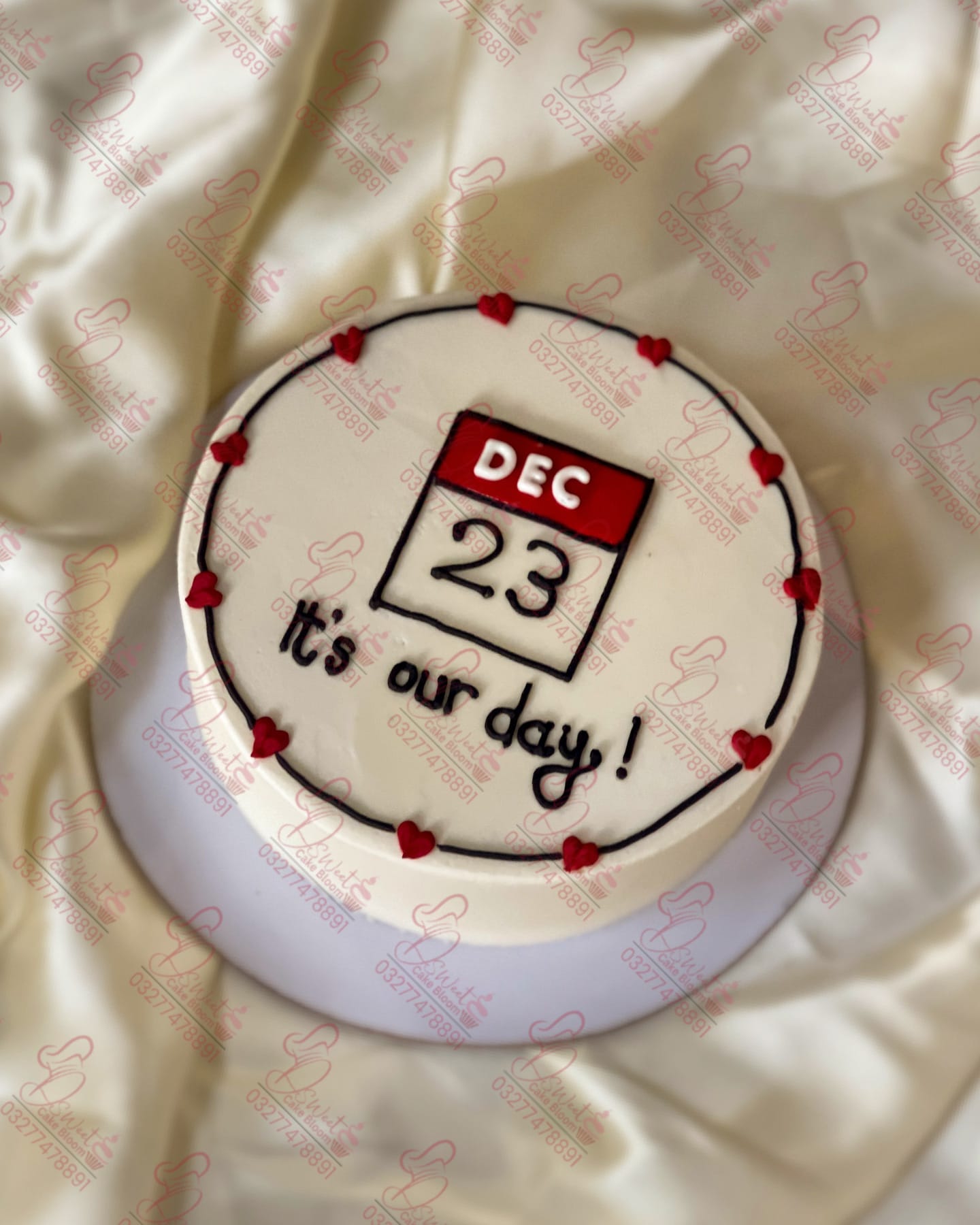 One Pound Simple Birthday Cake in Rawalpindi