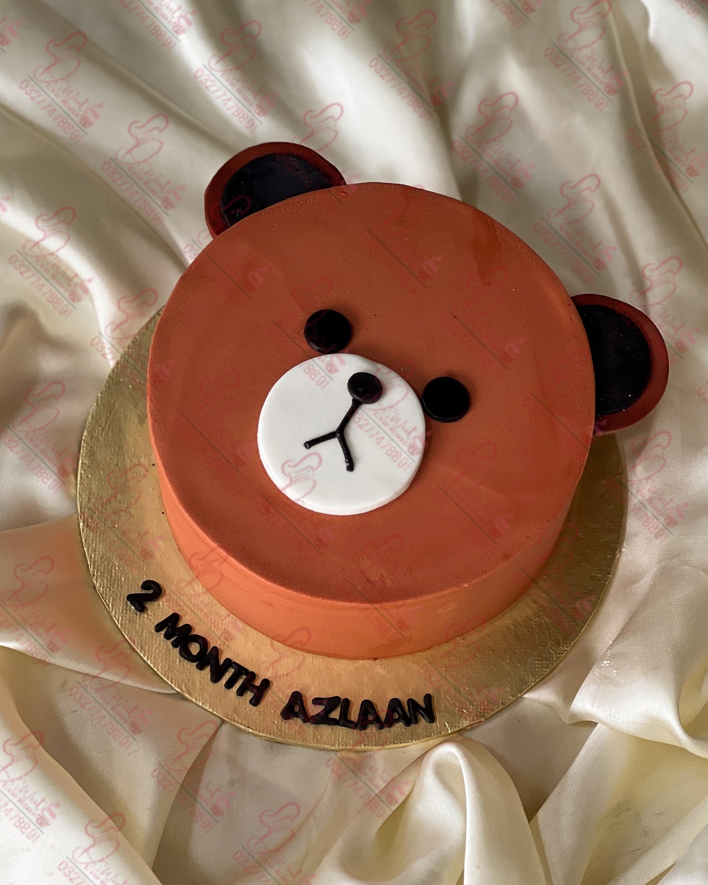 Pink Teddy Bear Cake Rawalpindi