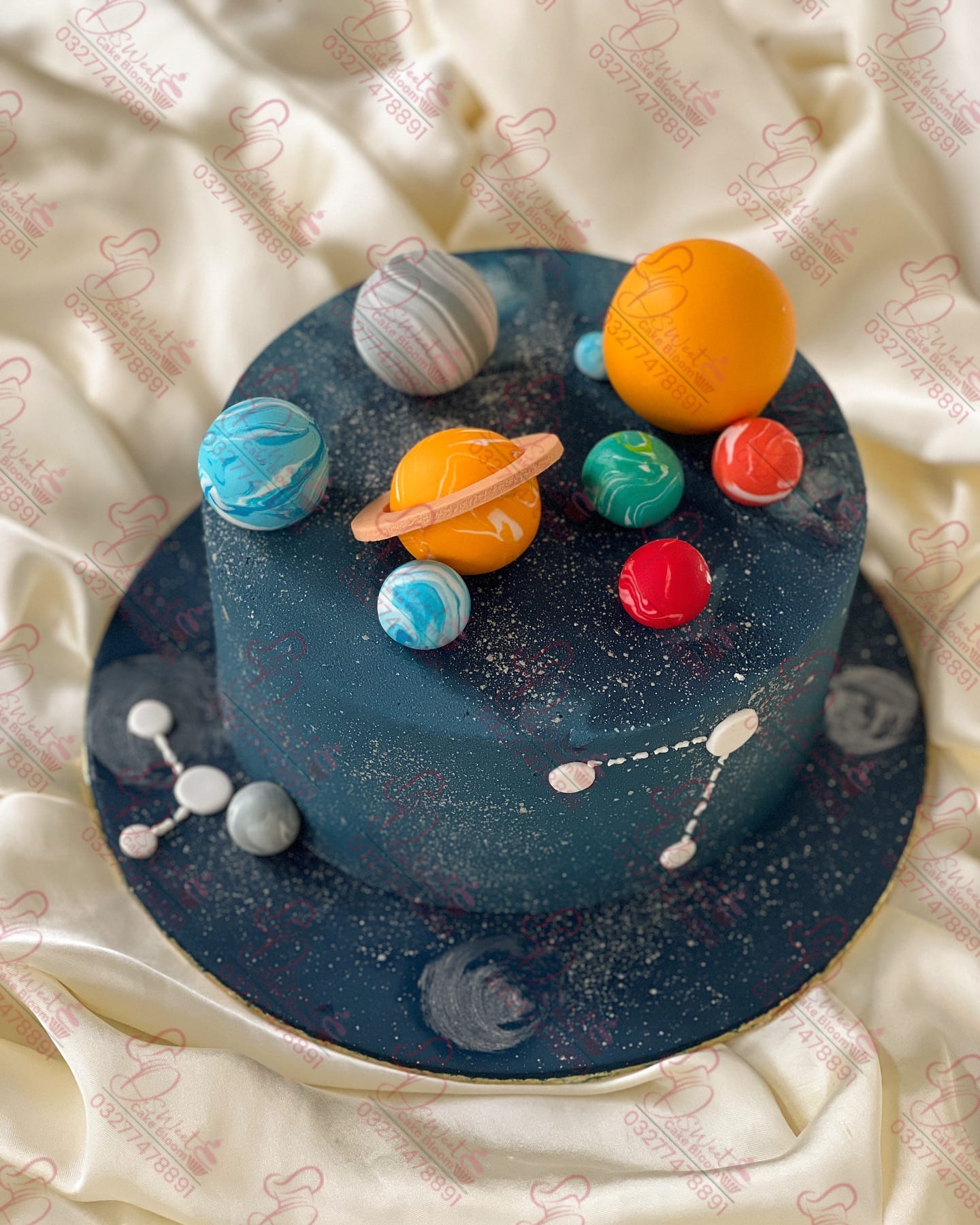 Galaxy Space Themed Cake in Gulberg Greens Islamabad