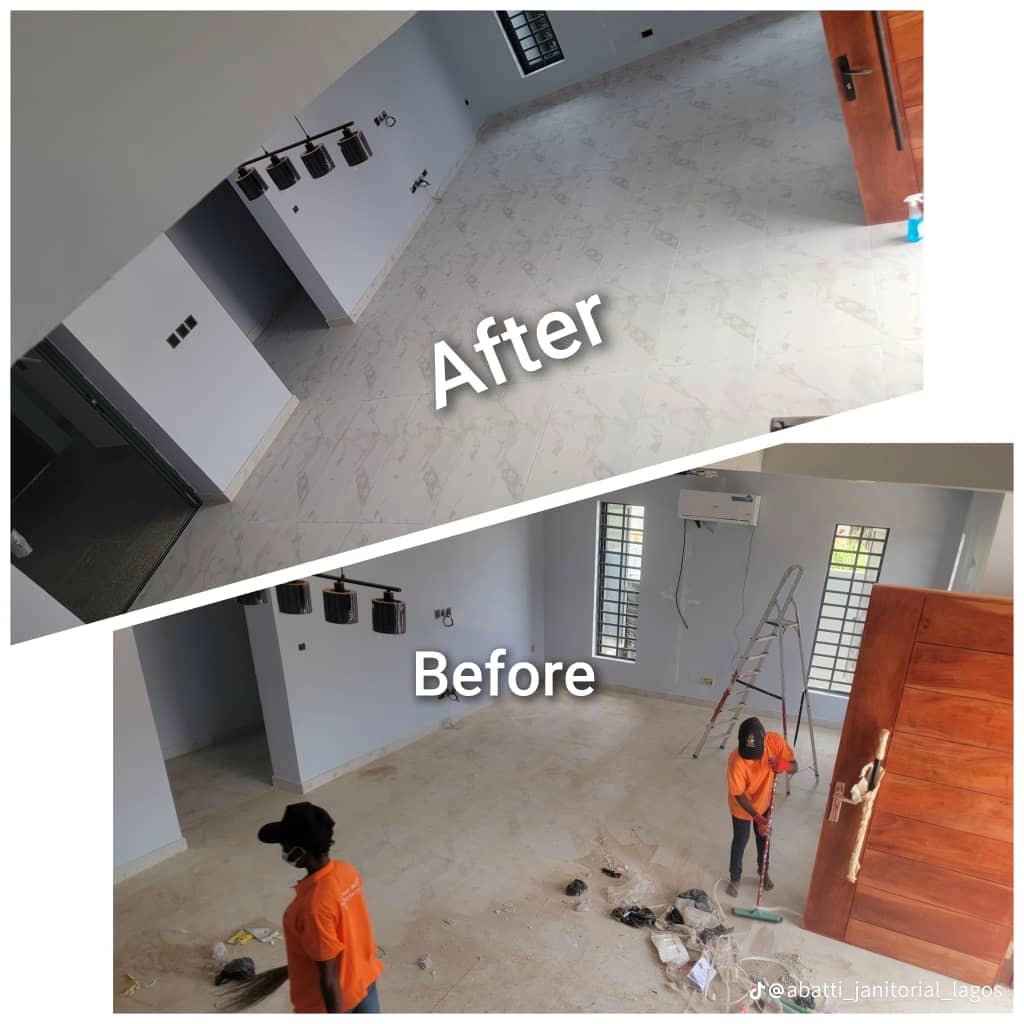 Post-construction cleanup result