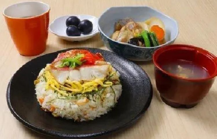 夕食｜焼き金目鯛のちらし寿司