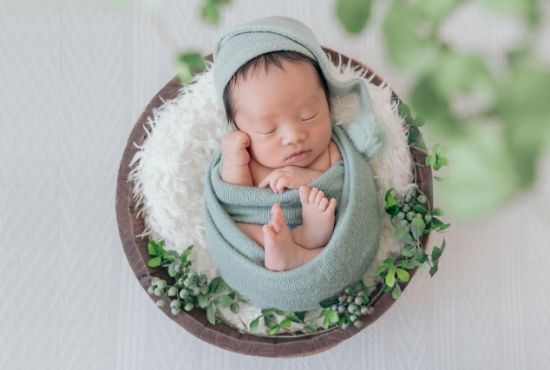 Sleeping Newborn Photo