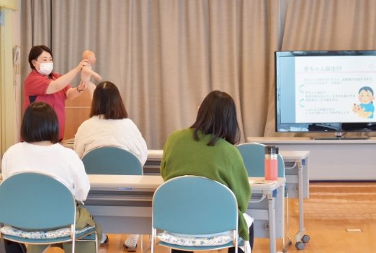 母親教室<br>
みちがみ病院で出産予定の妊婦さん対象