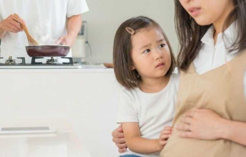 体調が悪い妊婦と上の子