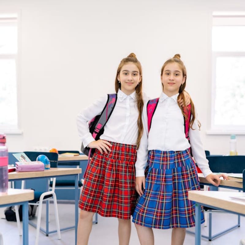 Girls School Pinafore Dress