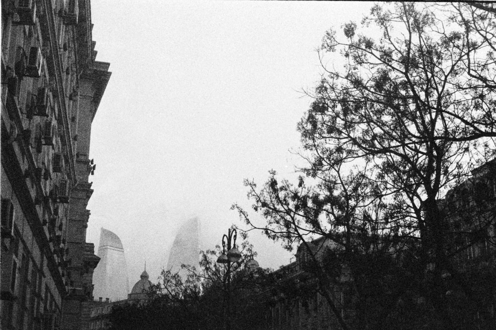 Flame Towers from the distance