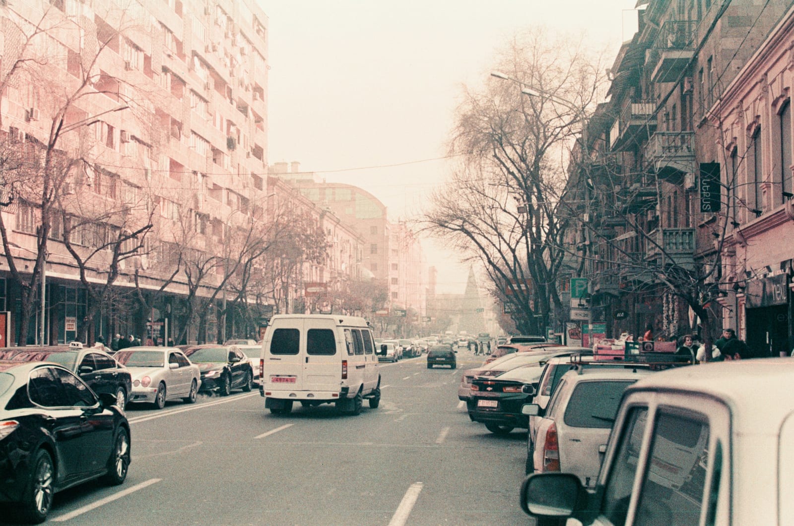 Street in Yerevan next to my apartment