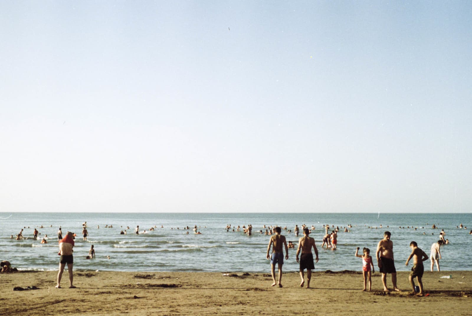 Pirshagi Beach on the opposite side of Absheron from Baku
