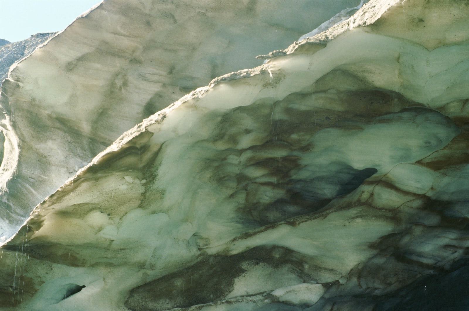 Little detail at the bottom of the Shkhara Glacier
