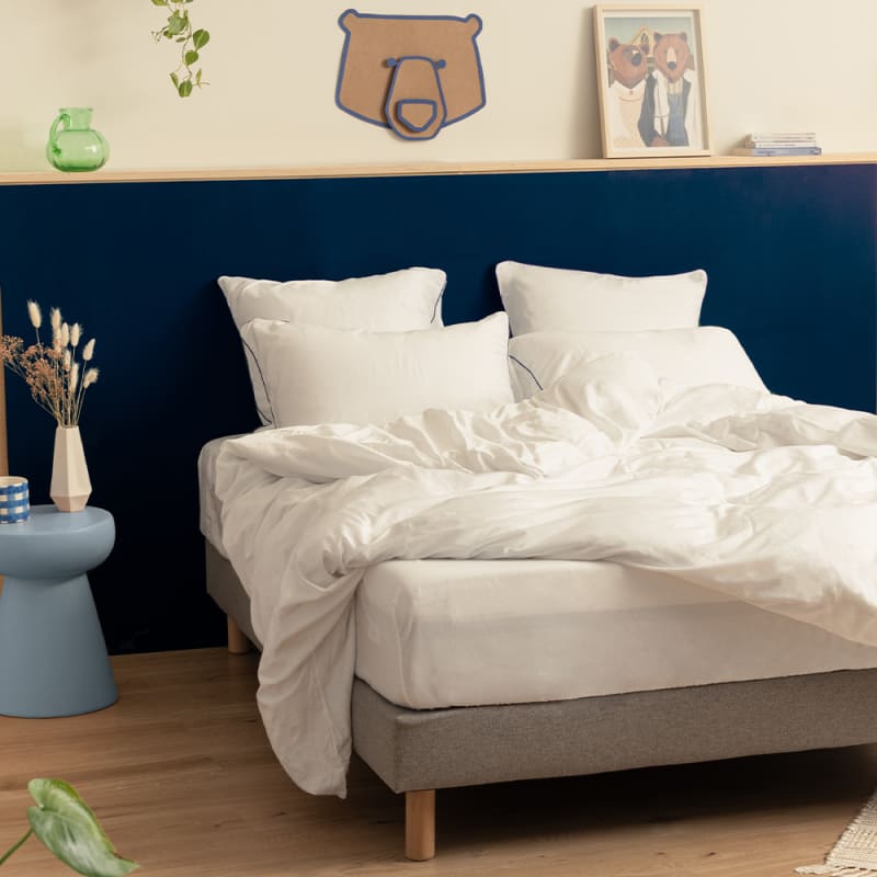 Linge de lit en satin de coton lavé Tediber dès 35€