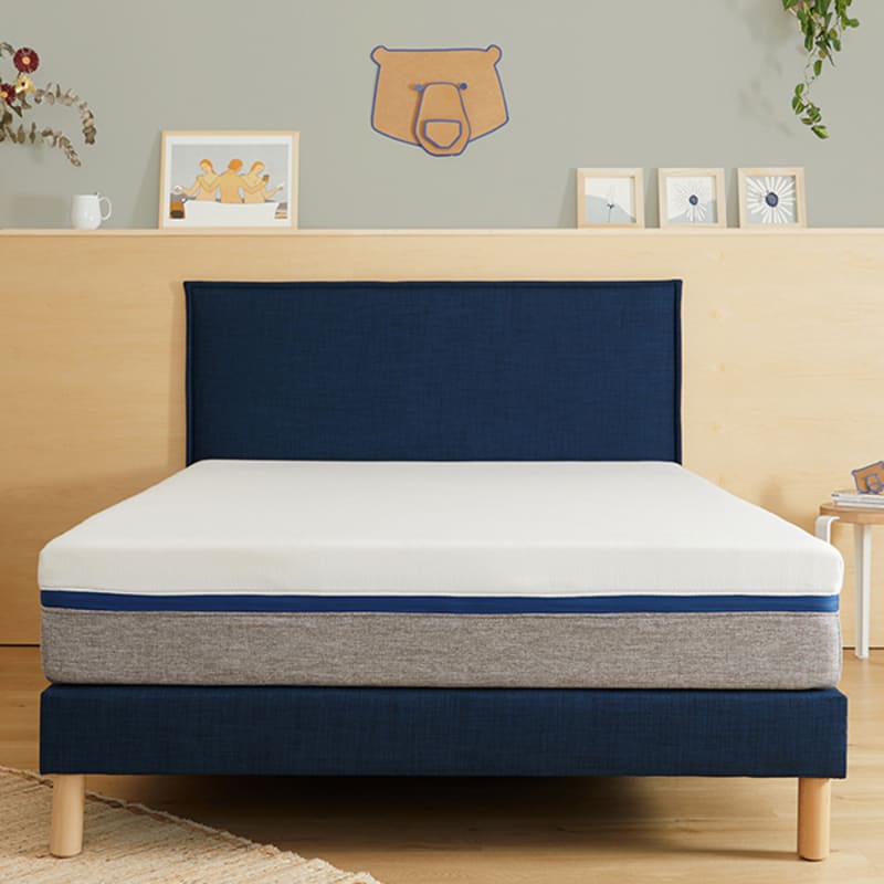 ② Lit 2 personnes 160 cm sommier tapissier avec matelas — Chambre à coucher