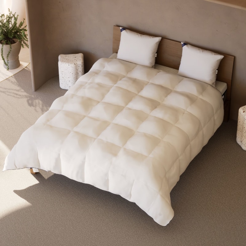 Couette naturelle 4 saisons laine - Confectionnée en France - Matelas No  Stress