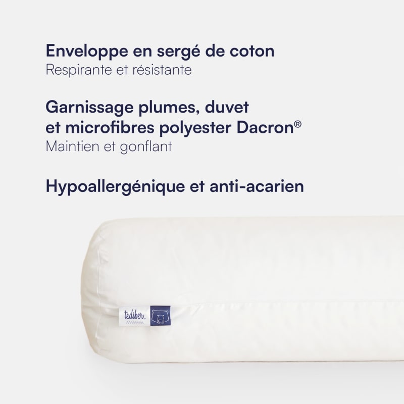 SOHYGGE – Traversin 160 cm – 100% Microfibre – Polochon Oreiller