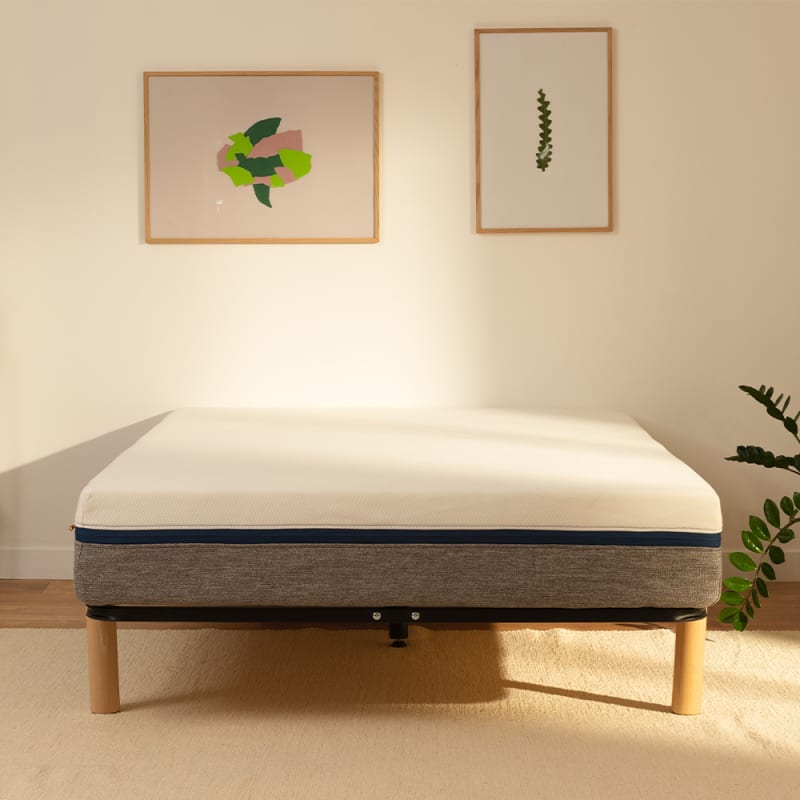 Ensemble Matelas latex SOUPLE et son Sommier Tapissier en promotion -  Matelas No Stress