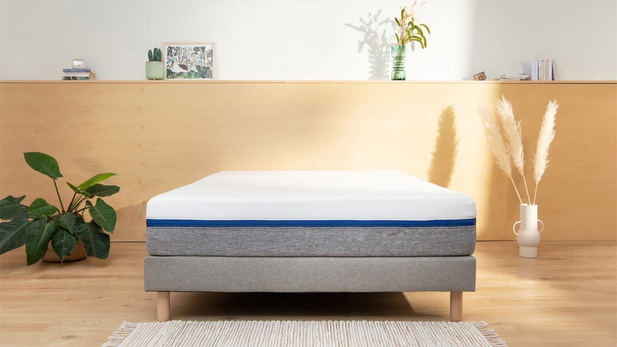 Matelas Eve Sleep + Sommier Tediber (état neuf) - 140cm x 190cm