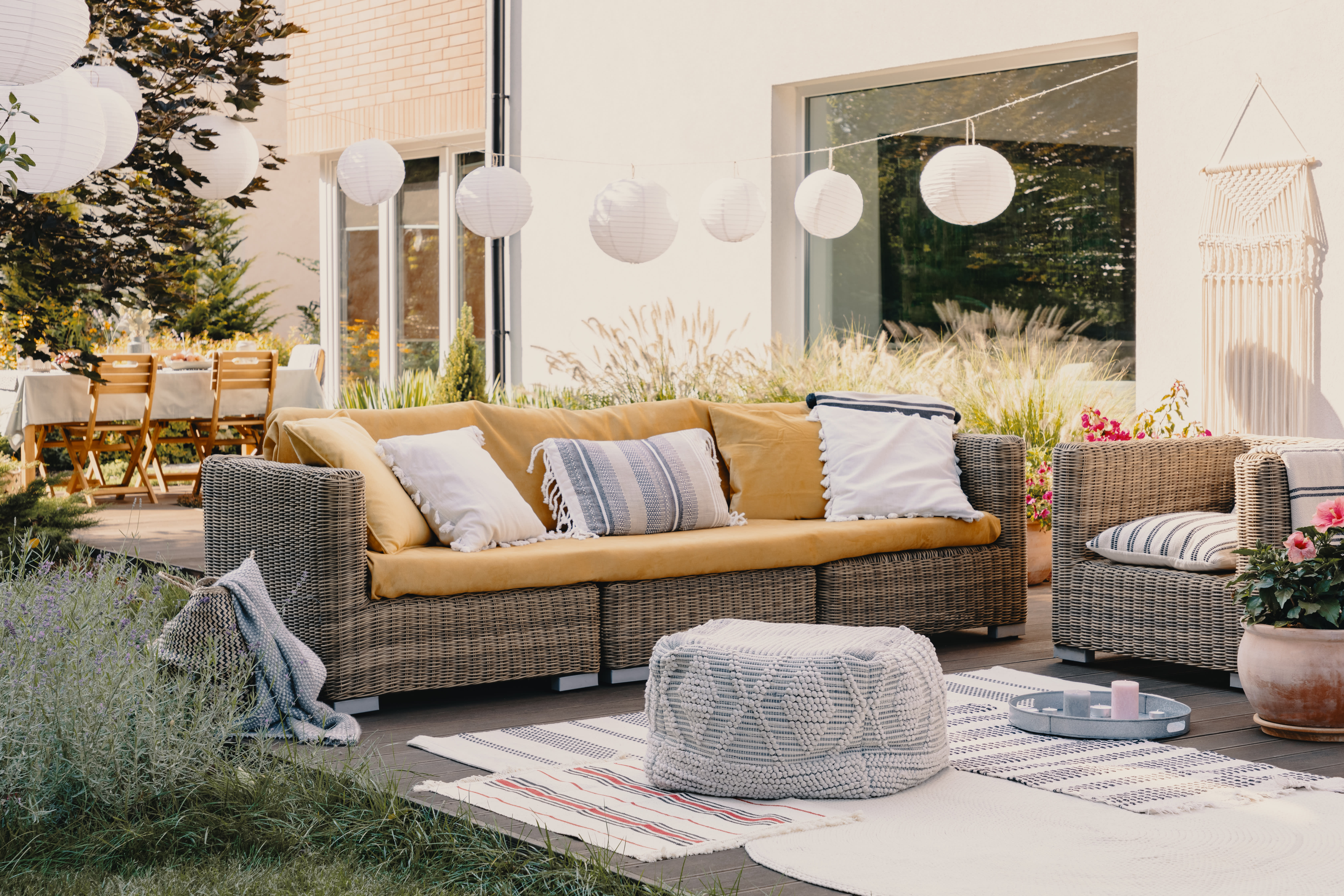 Housse de coussin imperméable pour salon de jardin au meilleur