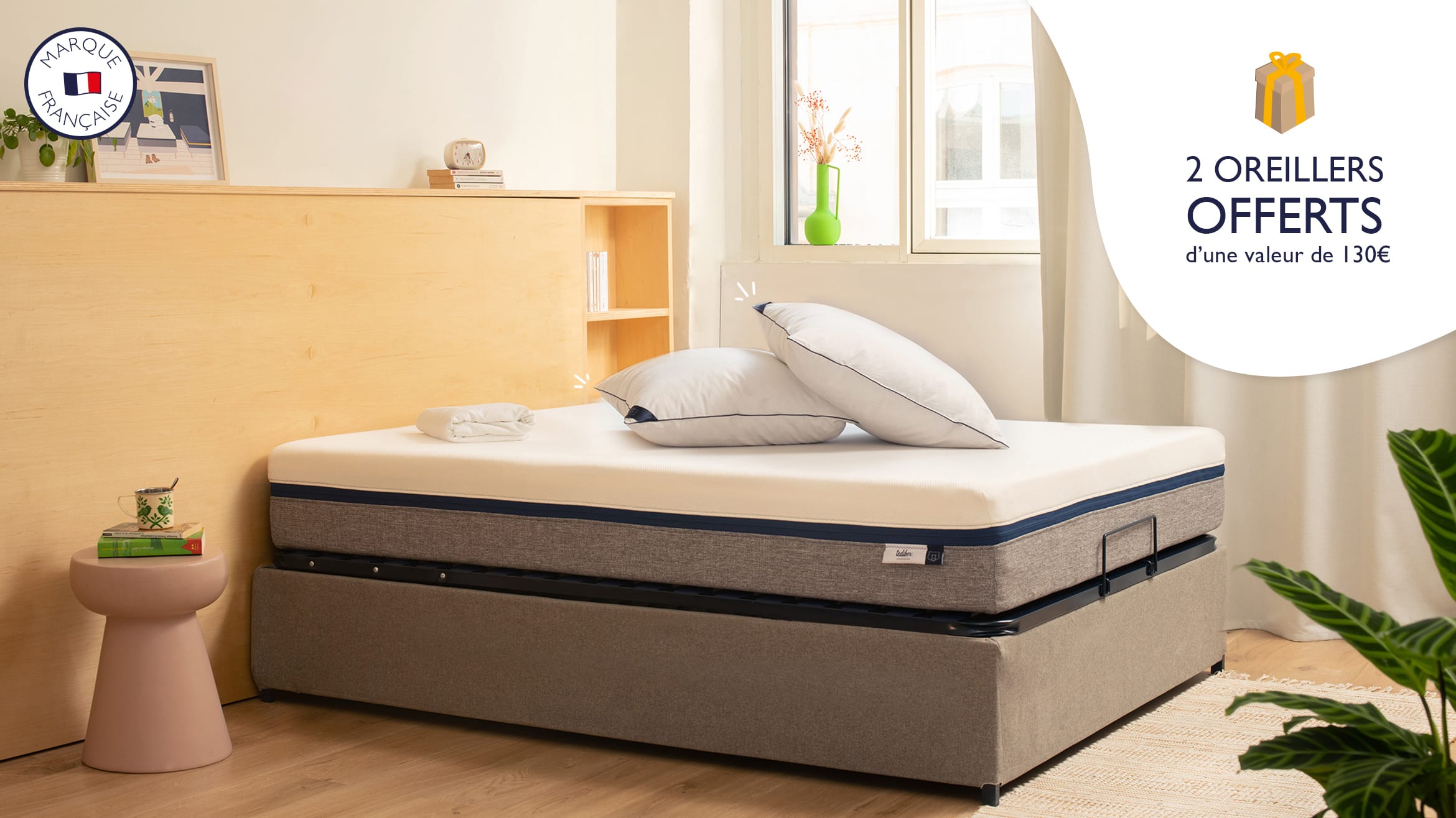 Matelas lit 2 places, grand choix de tailles pour 2 personnes