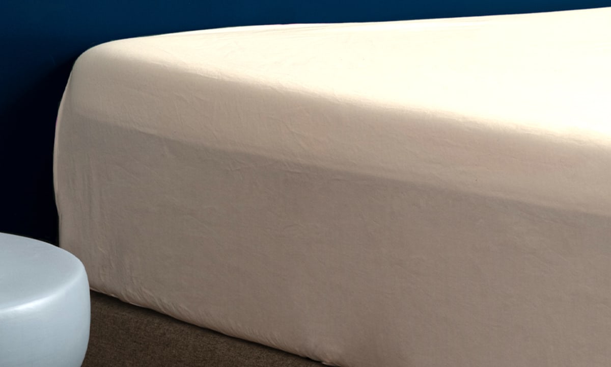 Le drap housse en satin Tediber