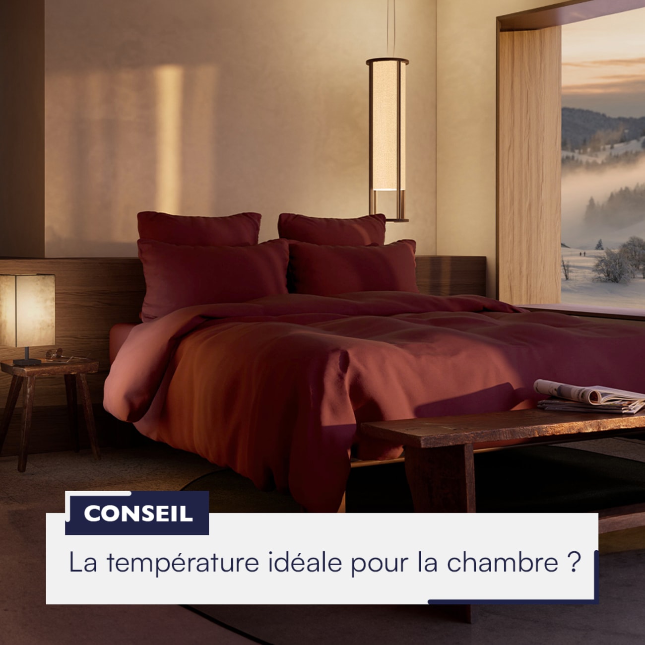 Quelle température idéale chambre à coucher