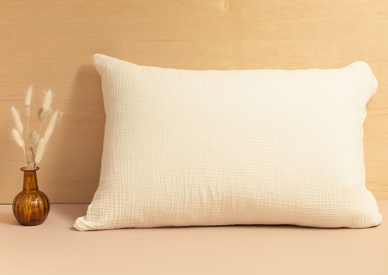 Taie d’oreiller en gaze de coton pratique