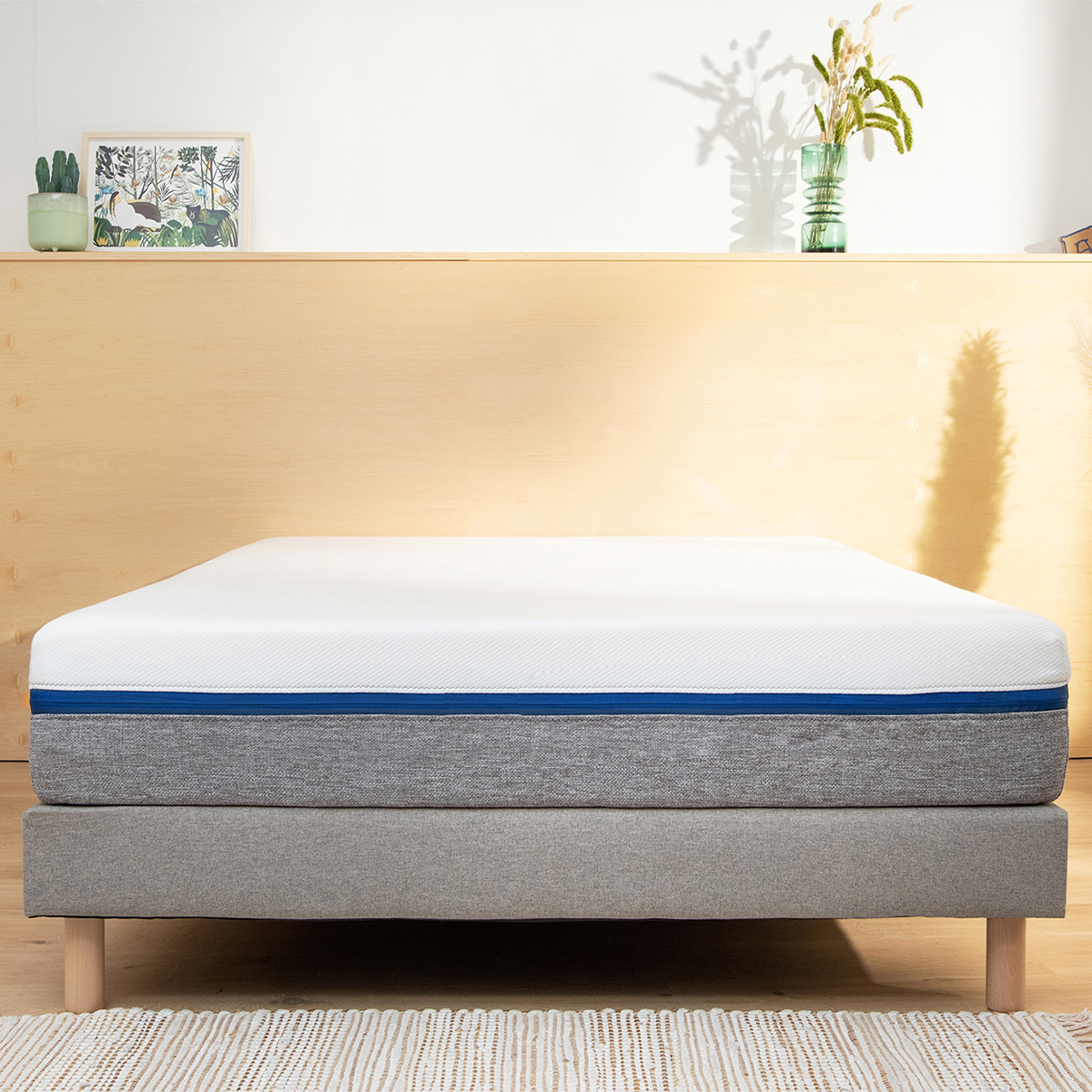 Matelas 200x200 Tediber - Confort ferme et accueillant - Mousse et mémoire de forme. +70 000 avis clients -  Livraison en 24h à 72h gratuite