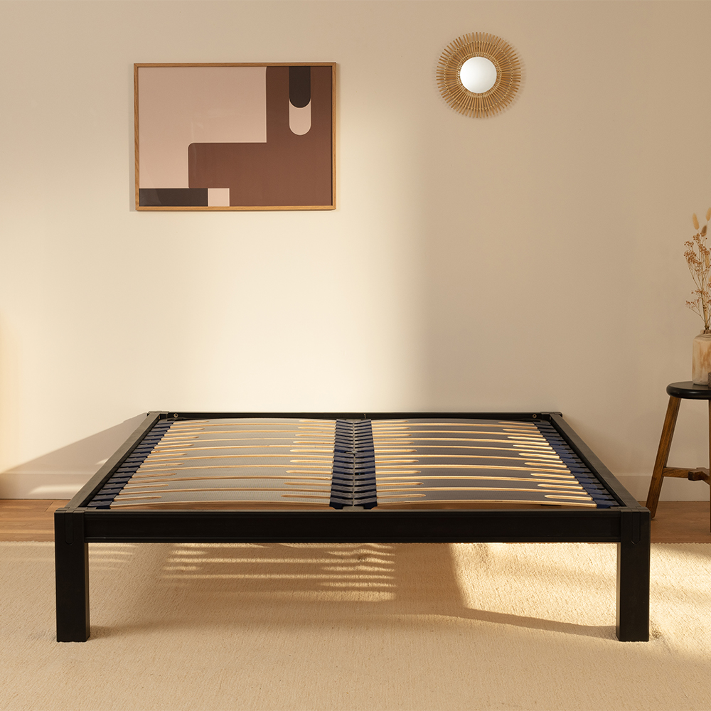 Sommier bois massif 120x190 Tediber - Design, confortable et robuste - Livraison en 1 à 7j - Paiement en 3x sans frais