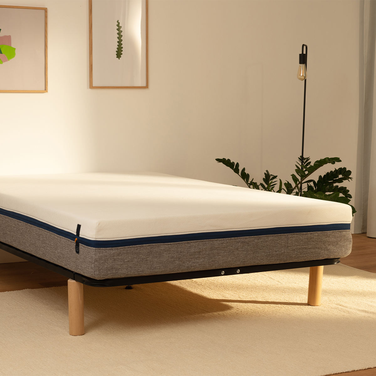 Matelas et sommier 140x190 Tediber - Paiement en 3X sans frais - Livraison en 1 à 7j - Marque française