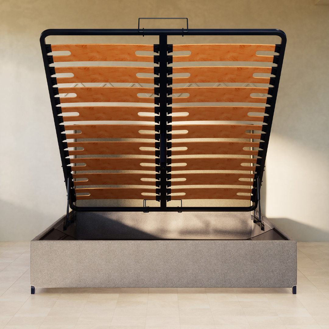 Lit Coffre 160x200 Tediber - Grand volume de rangement - Marque française - Paiement en 3 ou 12 fois - 100 nuits d'essai