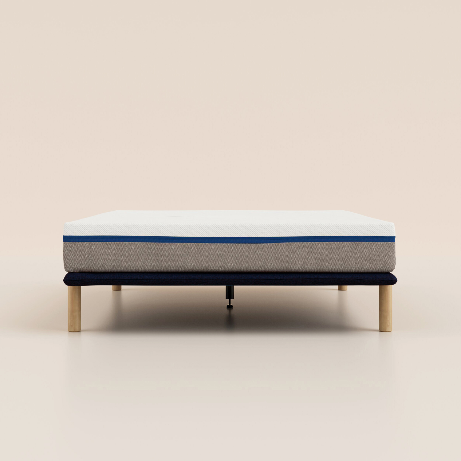 Ensemble matelas et sommier - 140x190 cm - Fabriqué en Belgique et en France - Matelas avec sommier à lattes - Tediber