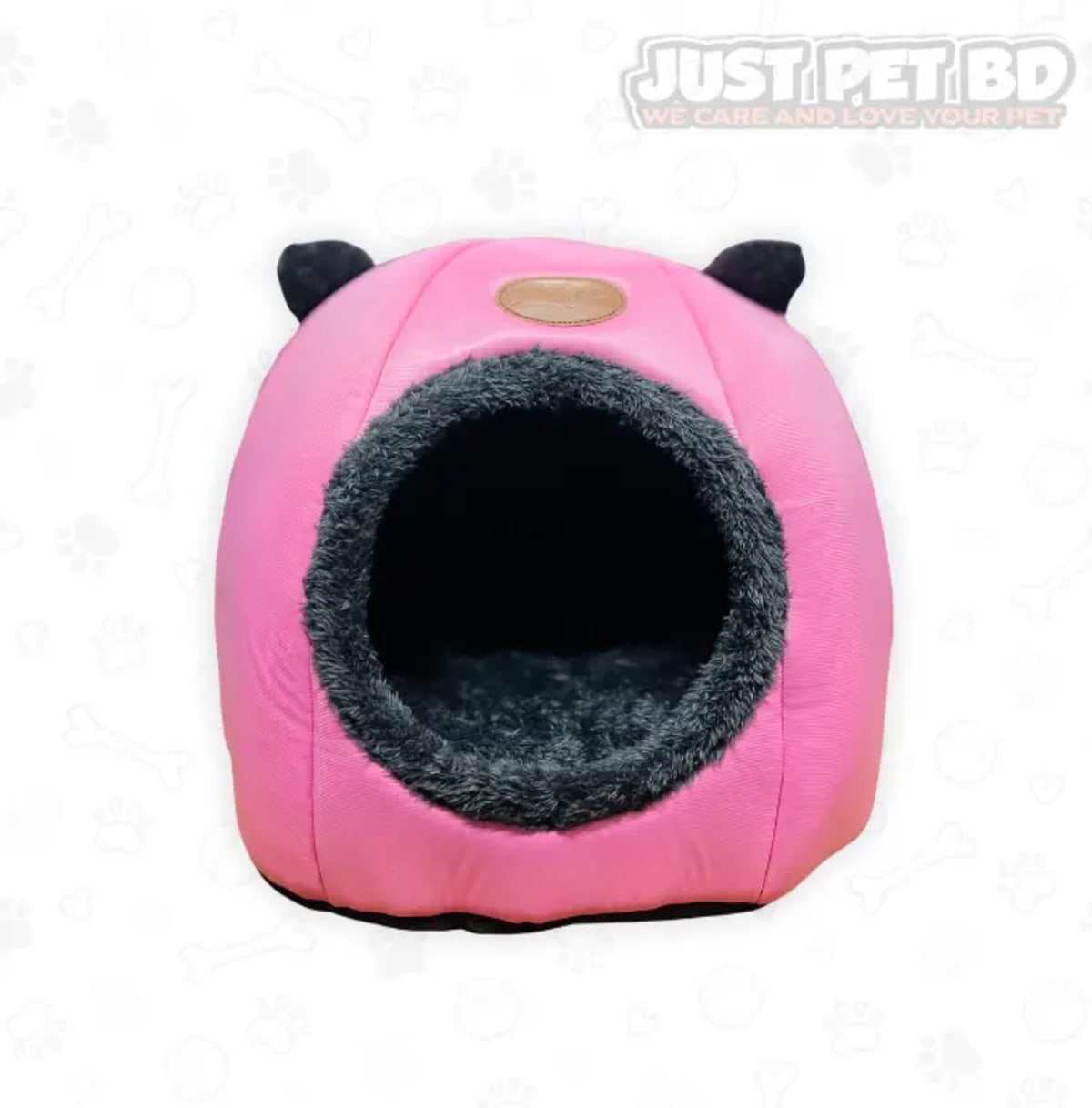 Soft Round Cat House Bed – Warm & Cozy Indoor Pet Cave