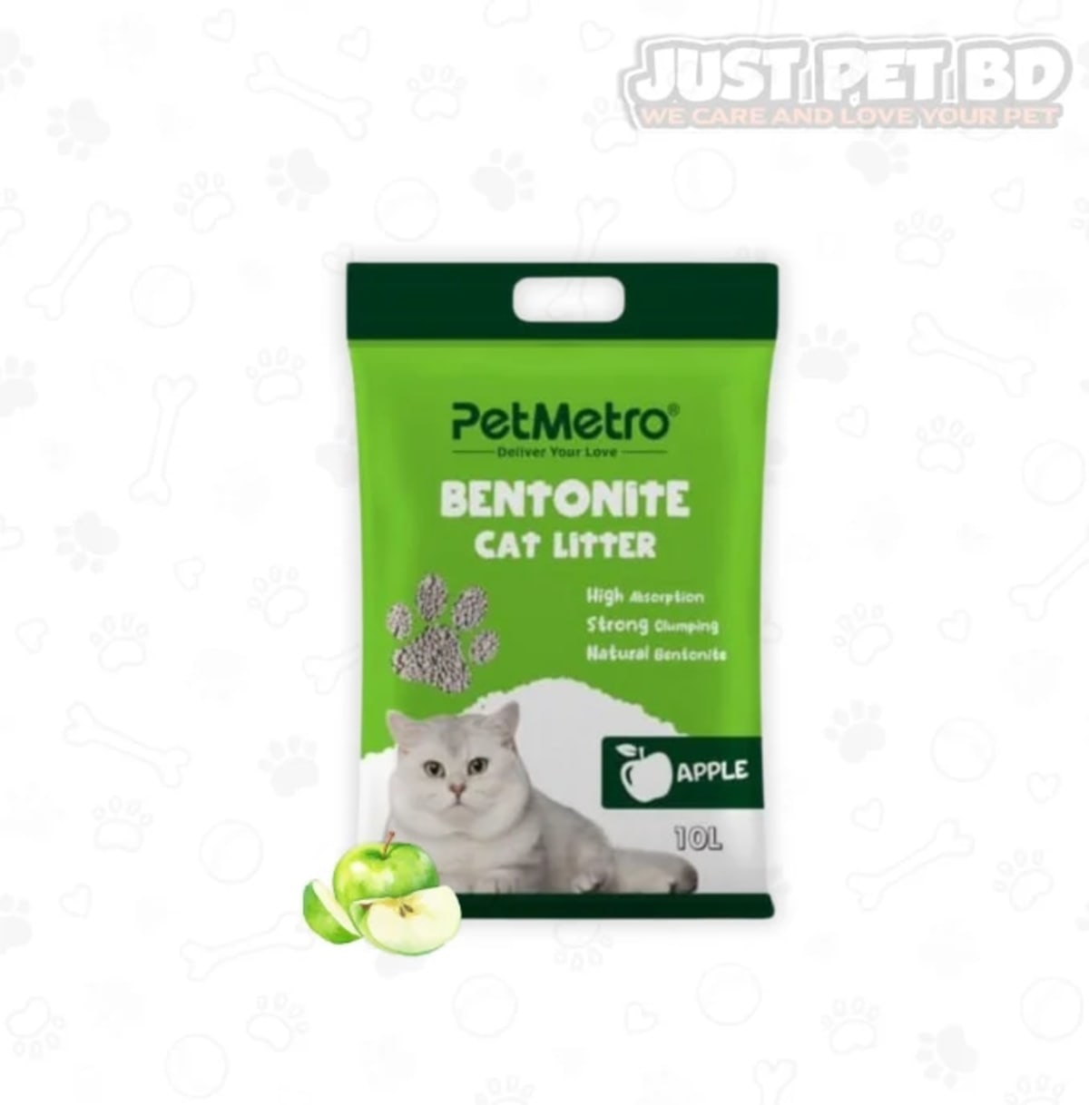 Captain Meow Bentonite Cat Litter Apple
