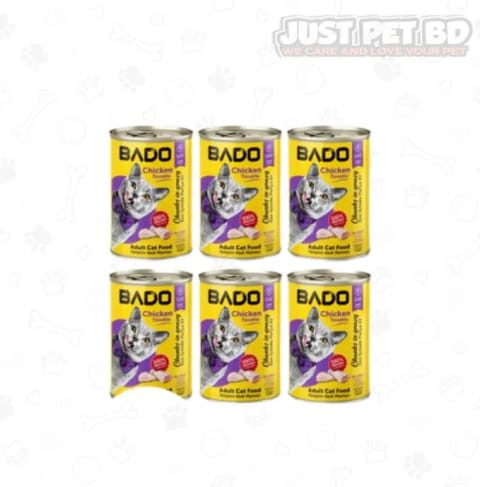 Bado Adult Wet Cat Food with Chicken 400g 1