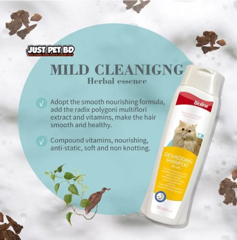 Bioline Deshedding Shampoo for Cat 200ml 1