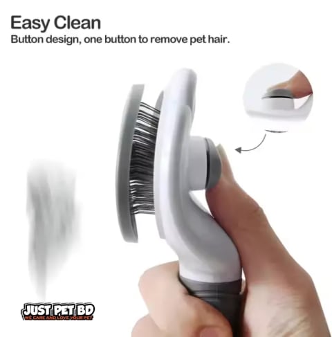 Self-Cleaning Pet Grooming Brush – Automatic Hair Removal Slicker Comb for Dogs & Cats 3