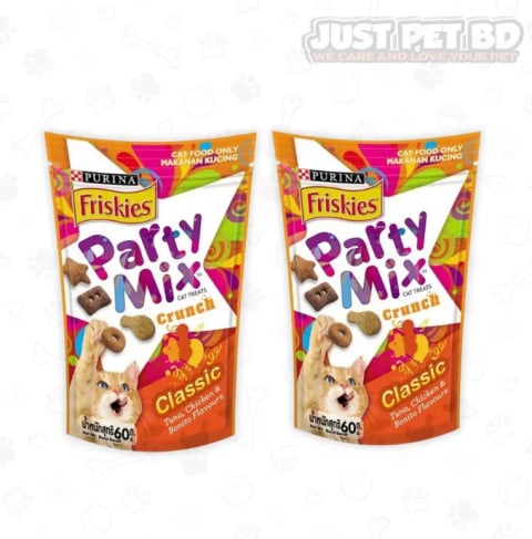 Purina Friskies Party Mix Classic Cat Treats – 60g 1