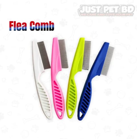 Pet Hair Comb Flea Brush for Cats & Dogs – Anti-Flea & Deseeding Grooming Tool 1