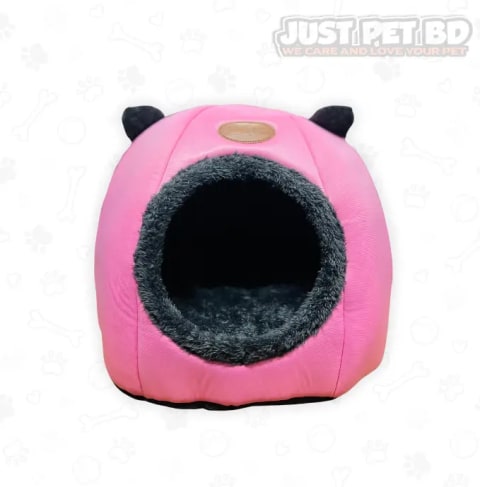 Soft Round Cat House Bed – Warm & Cozy Indoor Pet Cave 5