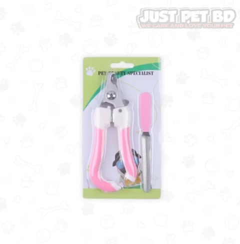 Pet Nail Clippers for Dogs & Cats – Stainless Steel Grooming Trimmer & Claw Cutter