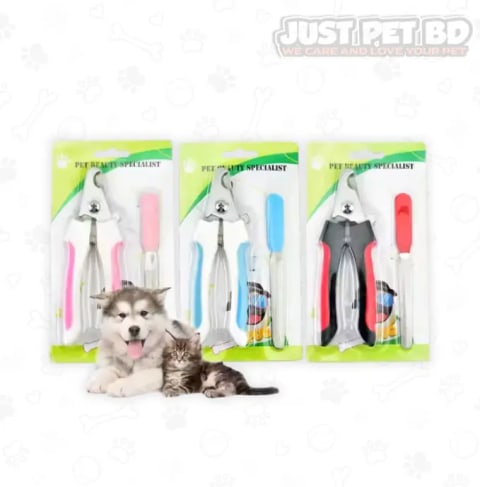 Professional Stainless Steel Pet Nail Clipper – Cat & Dog Claw Trimmer Scissors | Grooming & Cleaning Tool