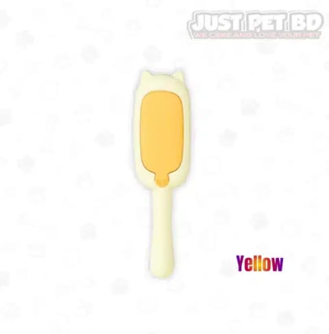 Pet Grooming Brush – Self-Cleaning Bear Shape Fur Remover Brush for Dogs & Cats