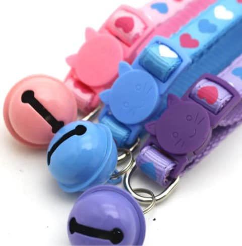 Neck Belt Collar With Large Ball for Cat – Stylish Adjustable Cat Collar with Bell