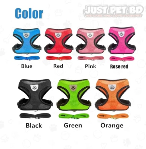 Cat Jacket Harness and Leash Set for Puppy & Cat – Adjustable Vest Harness
