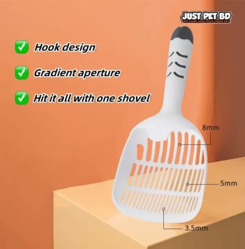 New Cat Litter Scoop Thickened Large Surface Plastic Pet Litter Shovel