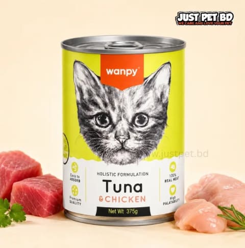 Wanpy Kitten Canned Food Chicken & Tuna 375gm