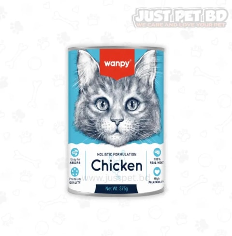 Wanpy Chicken Canned Cat Food 375g