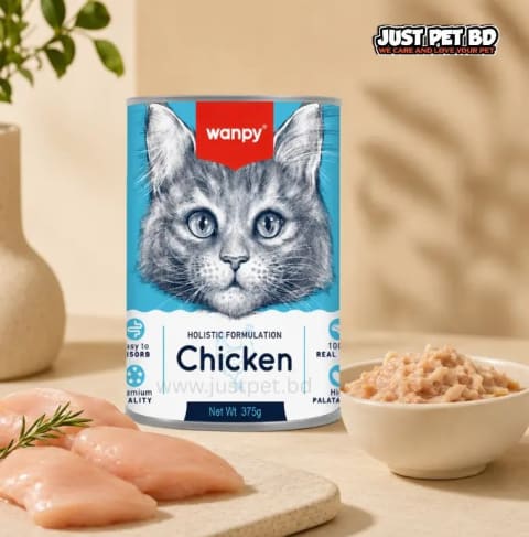Wanpy Chicken Canned Cat Food 375g
