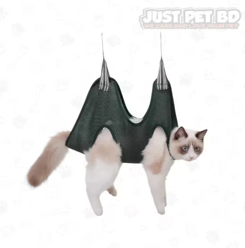Dog Cat Grooming Bath Bag for Nail Cutting & Anti Scratch Cat Trimming