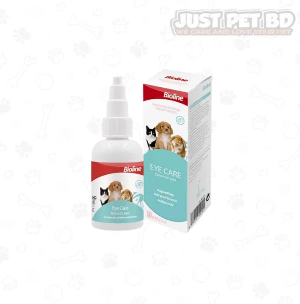 Bioline Eye Care for Cat Dog Rabbit Eye Treatment 50 ml