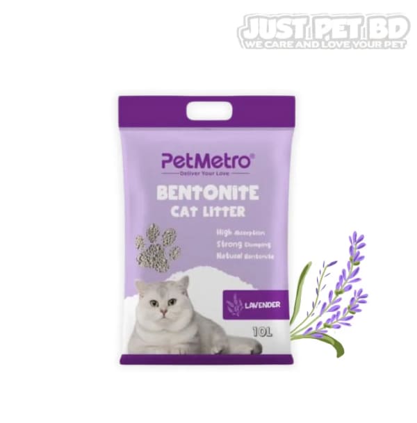 Pet Metro Premium Bentonite Cat Litter – Lavender Scent