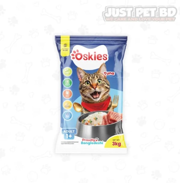 Oskies Adult Tuna Cat Food 3kg